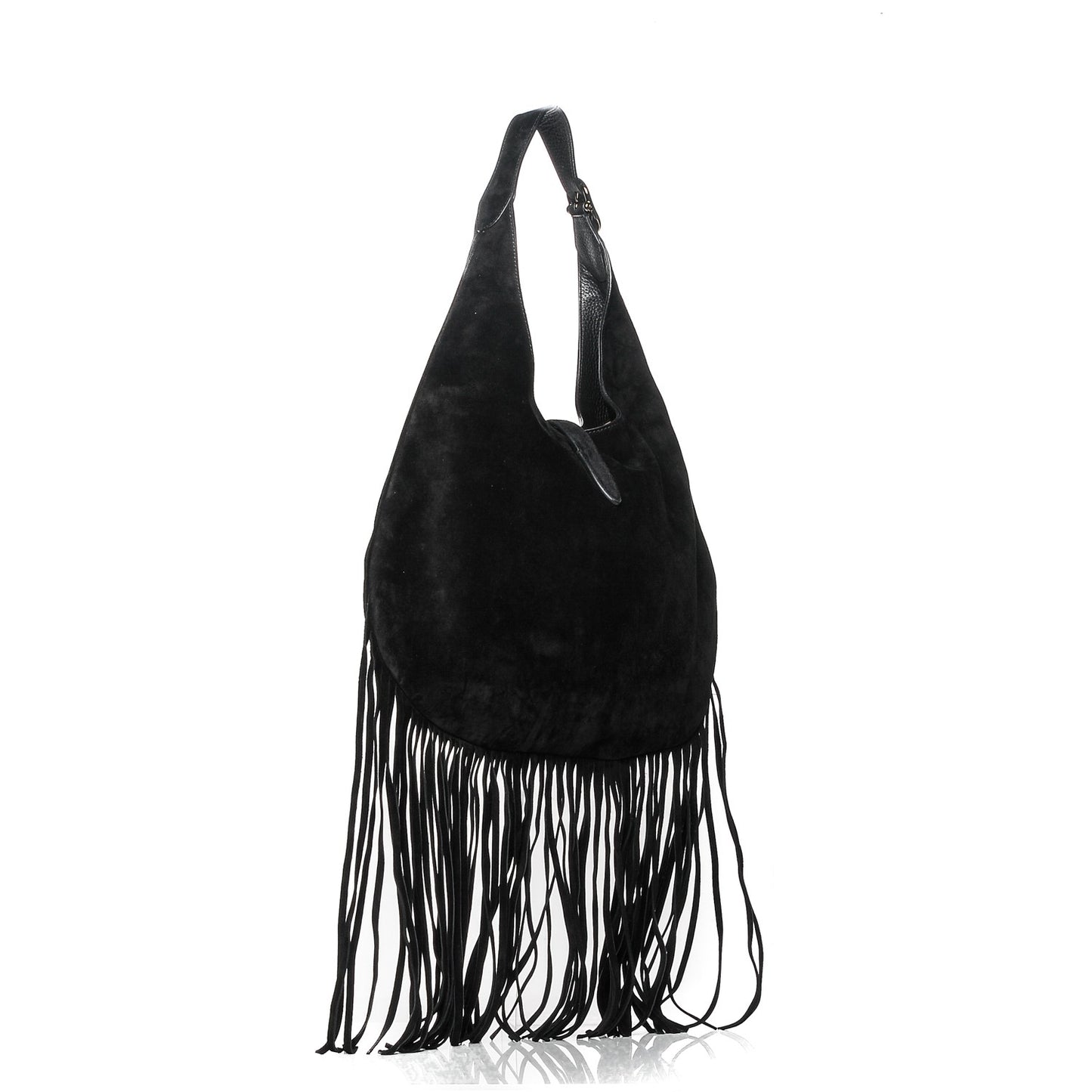 Calfskin GG Supreme Monogram Caleido Large Reversible Tote Black