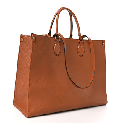 Louis Vuitton Empreinte Monogram Giant Onthego GM Cognac 3 of 9