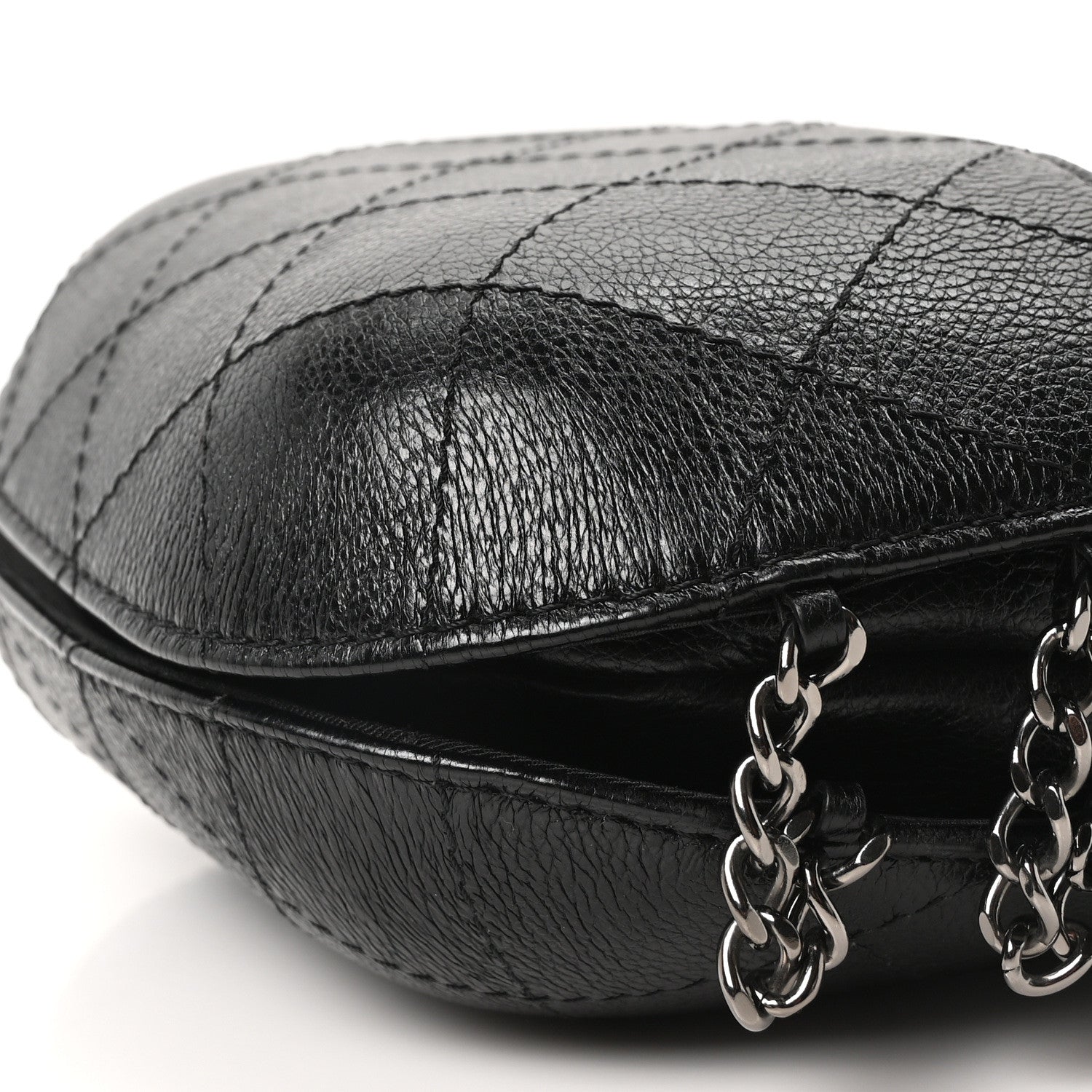 Chanel Calfskin Quilted Small Gabrielle Bucket Black 10 of 10