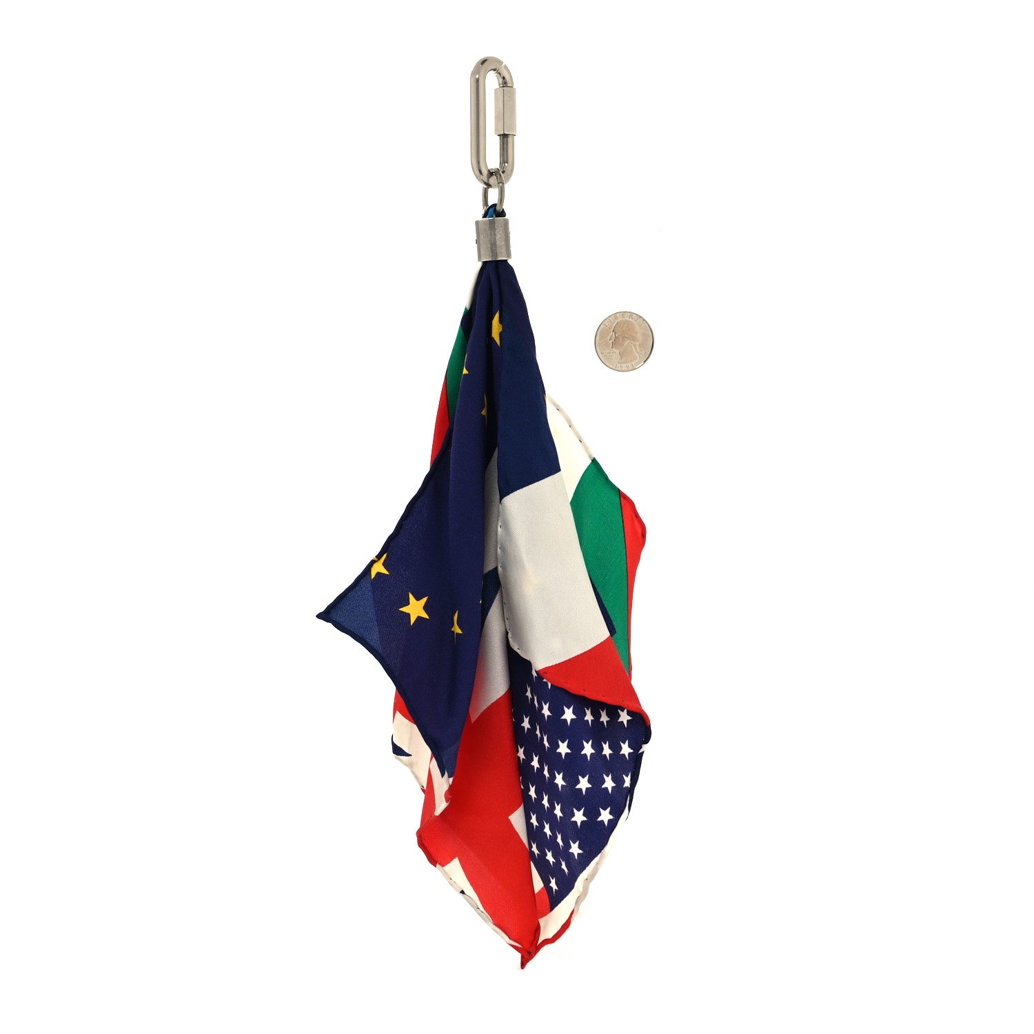 Louis Vuitton Silk Flags Bag Charm 2 of 3