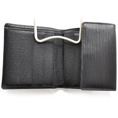 Louis Vuitton Epi Elise Wallet Black 4 of 7