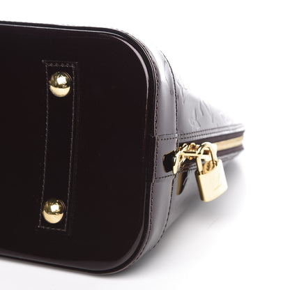 Louis Vuitton Vernis Alma PM Amarante 8 of 9