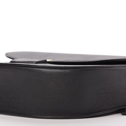 Celine Grained Calfskin Compact Trotteur Black 7 of 9