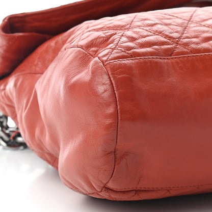Chanel Lambskin Quilted New Lock Flap Red 7 of 9