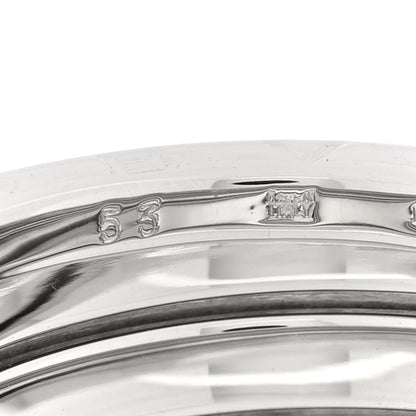 Bulgari 18K White Gold B.Zero1 Three-Band Ring 53 6.5 5 of 5