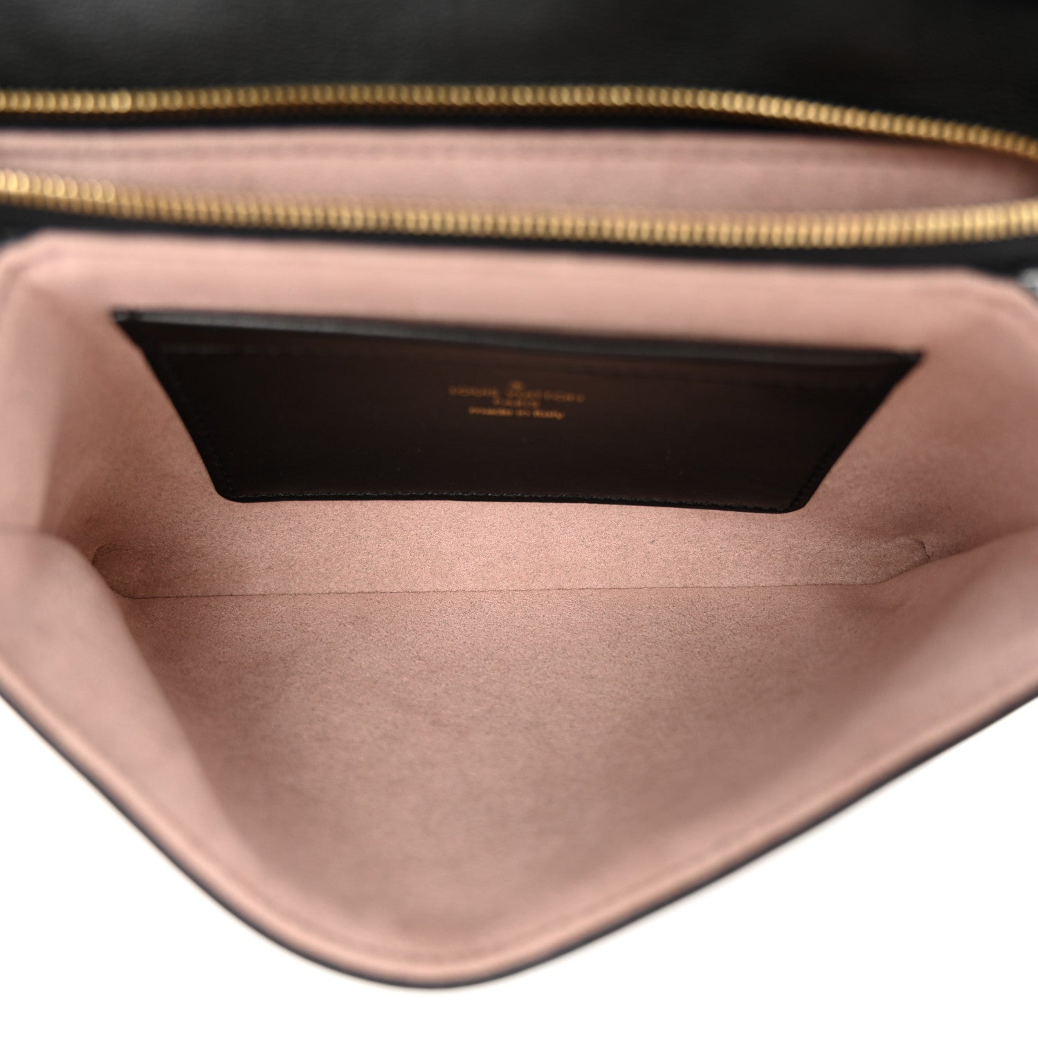 Louis Vuitton Lambskin Embossed Monogram Pochette Coussin Black 5 of 10