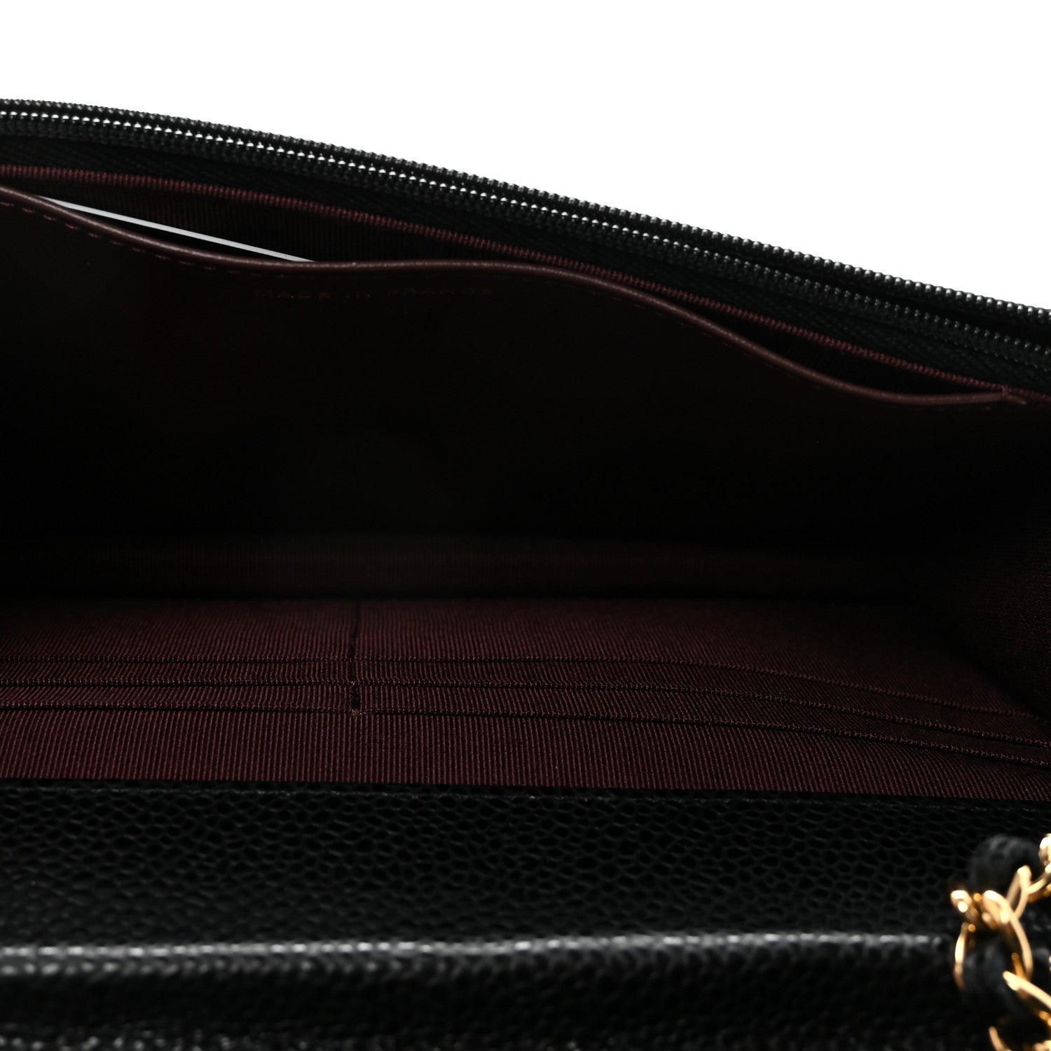 Chanel Caviar Quilted Wallet on Chain WOC Black 5 of 12