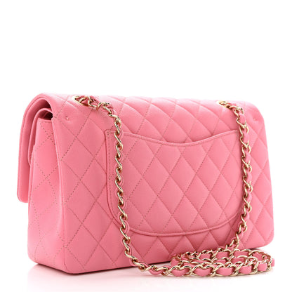 Chanel Caviar Quilted Medium Double Flap Pink 3 of 10