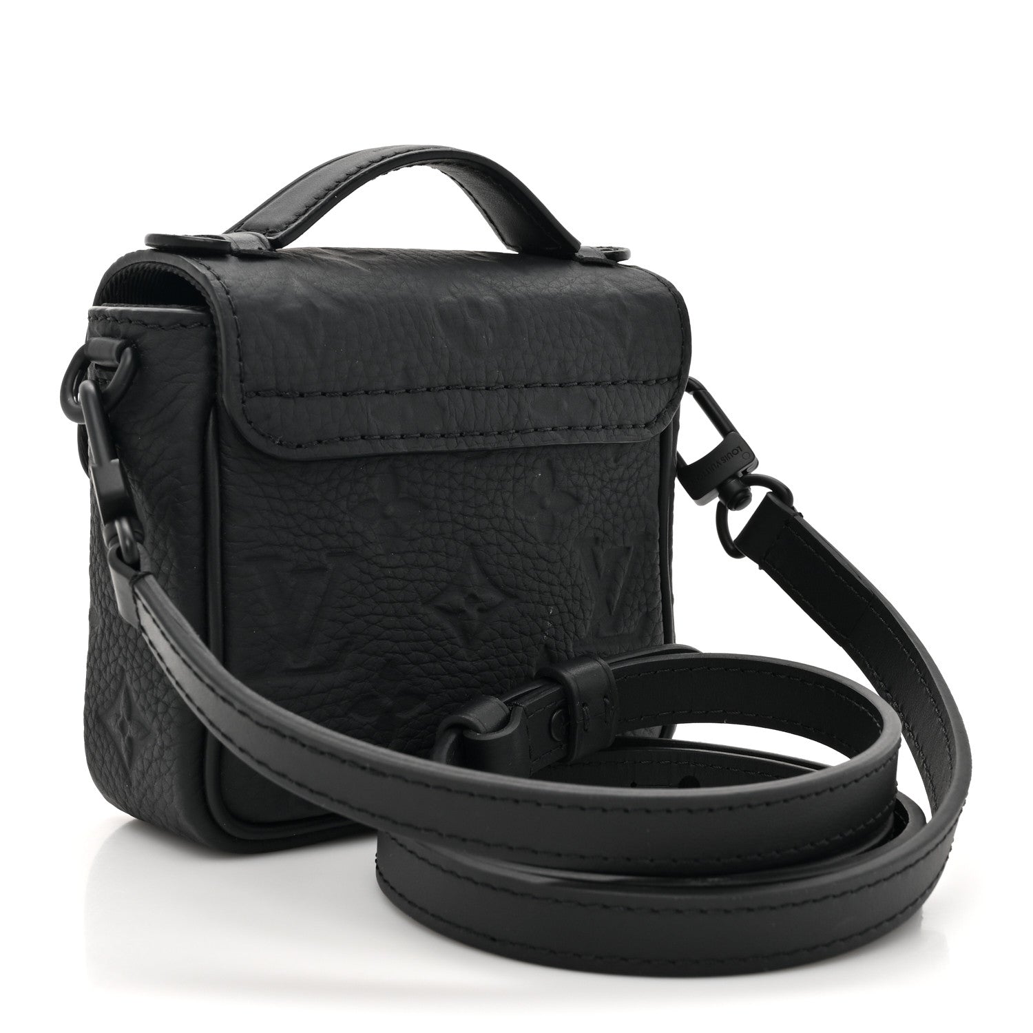 Louis Vuitton Taurillon Monogram Pico S Lock Ultra Black 3 of 10