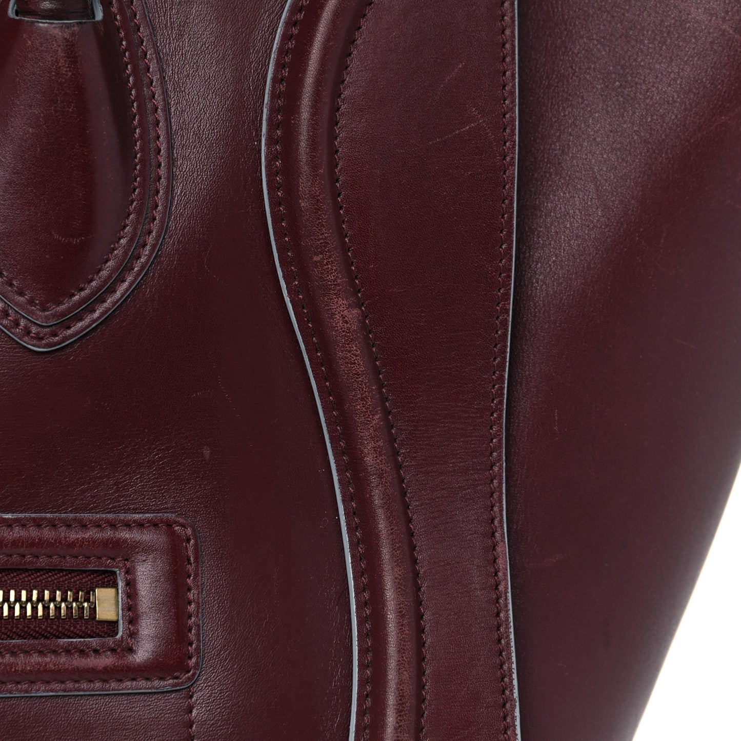 Palmelato Mini Luggage Burgundy Azur Blue