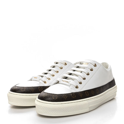 Louis Vuitton Monogram Womens Stellar Sneakers 39 White 3 of 7