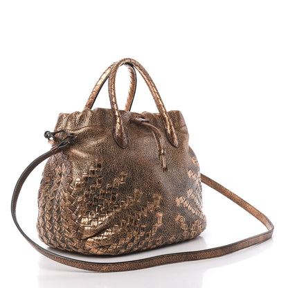 Bottega Veneta Cervo Intrecciato Satchel Rame Ossidato 3 of 12