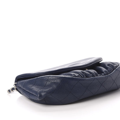Chanel Caviar Half Moon Wallet On Chain WOC Navy 6 of 12