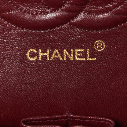 Chanel Lambskin Quilted Medium Double Flap Black 8 of 9