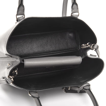 Prada Saffiano Cuir Double Handle Tote Marmo 8 of 10
