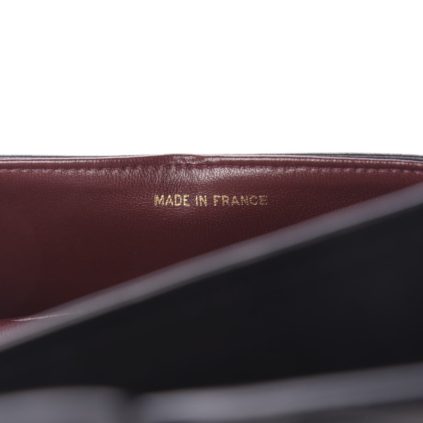 Lambskin Quilted Small Double Flap Black