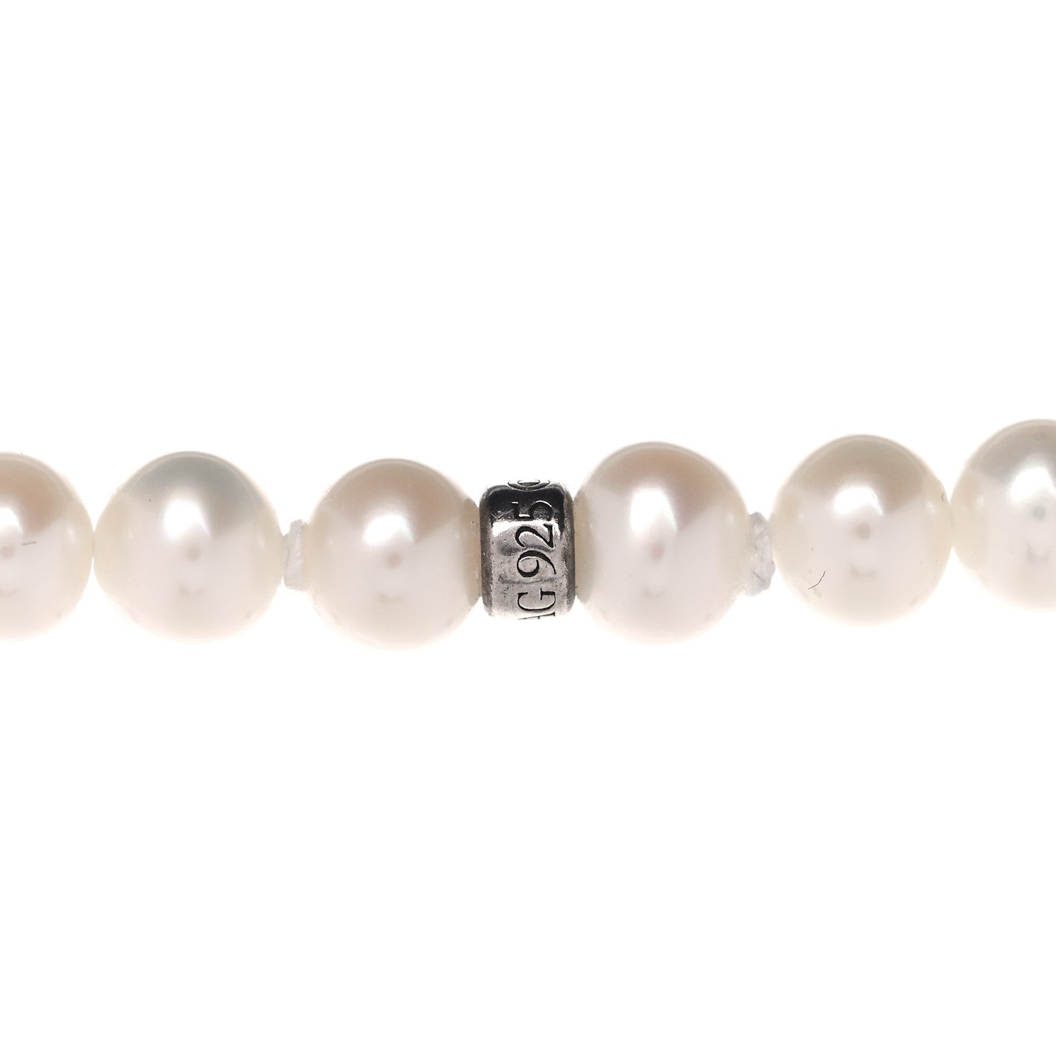 Tiffany Sterling Silver Freshwater Pearl 5-8mm Ziegfeld Necklace 87" 9 of 10