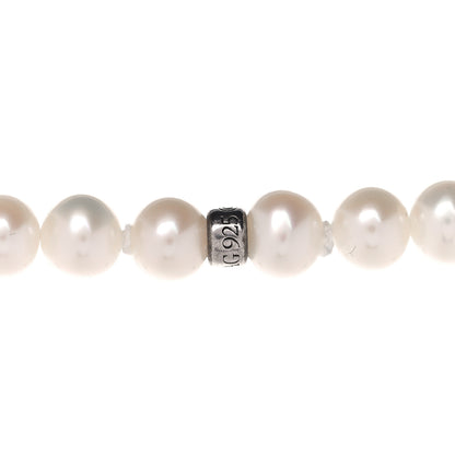 Tiffany Sterling Silver Freshwater Pearl 5-8mm Ziegfeld Necklace 87" 9 of 10