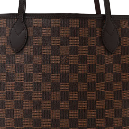 Louis Vuitton Damier Ebene Neo Neverfull MM Rose Ballerine 8 of 11