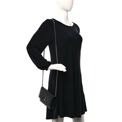 Chanel Caviar Quilted Wallet on Chain WOC Black 2 of 12