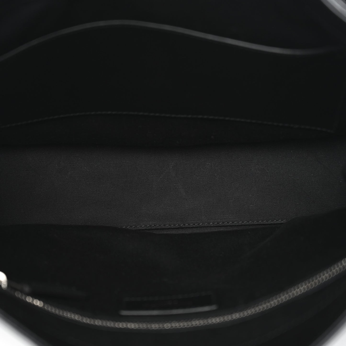 Crinkled Calfskin Matelasse Monogram Medium Niki Shopper Tote Black