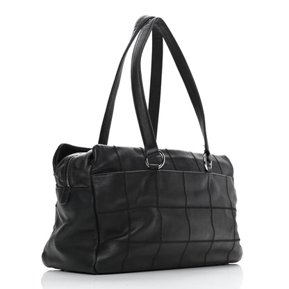 Chanel Caviar Square Stitched Large Tote Black 3 of 13