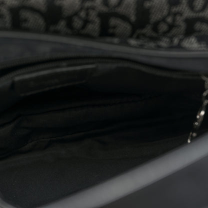 Christian Dior Monogram Double Saddle Bag Black 5 of 12