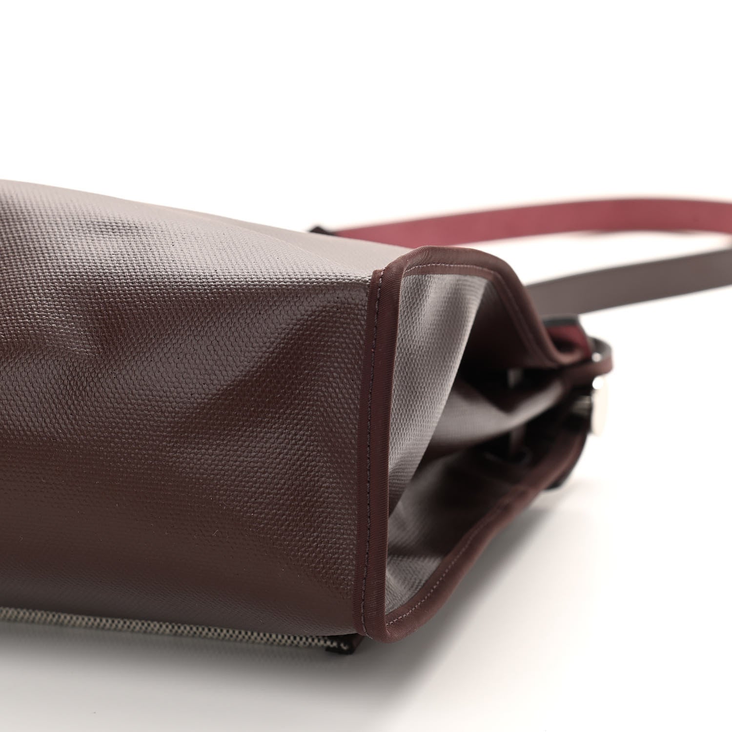 Hermes Toile H Berline Vache Hunter Herbag Zip 31 PM Rouge Sellier 10 of 10