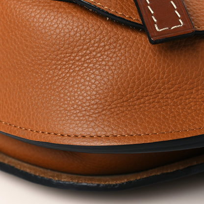 Loewe Grained Calfskin Small Gate Crossbody Bag Caramel Pecan 10 of 10