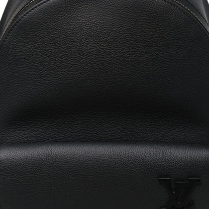 Louis Vuitton Grained Calfskin Aerogram Takeoff Backpack Black 6 of 8