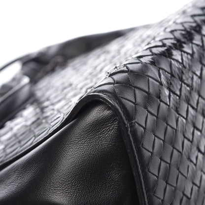 Bottega Veneta Nappa Ayers Intrecciato Small Tote Nero Black 9 of 12