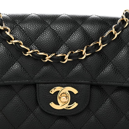 Chanel Caviar Quilted East West Flap Black 8 of 10