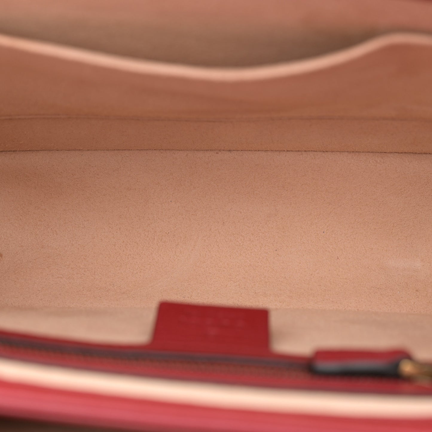 GG Supreme Monogram Small Queen Margaret Top Handle Bag Red