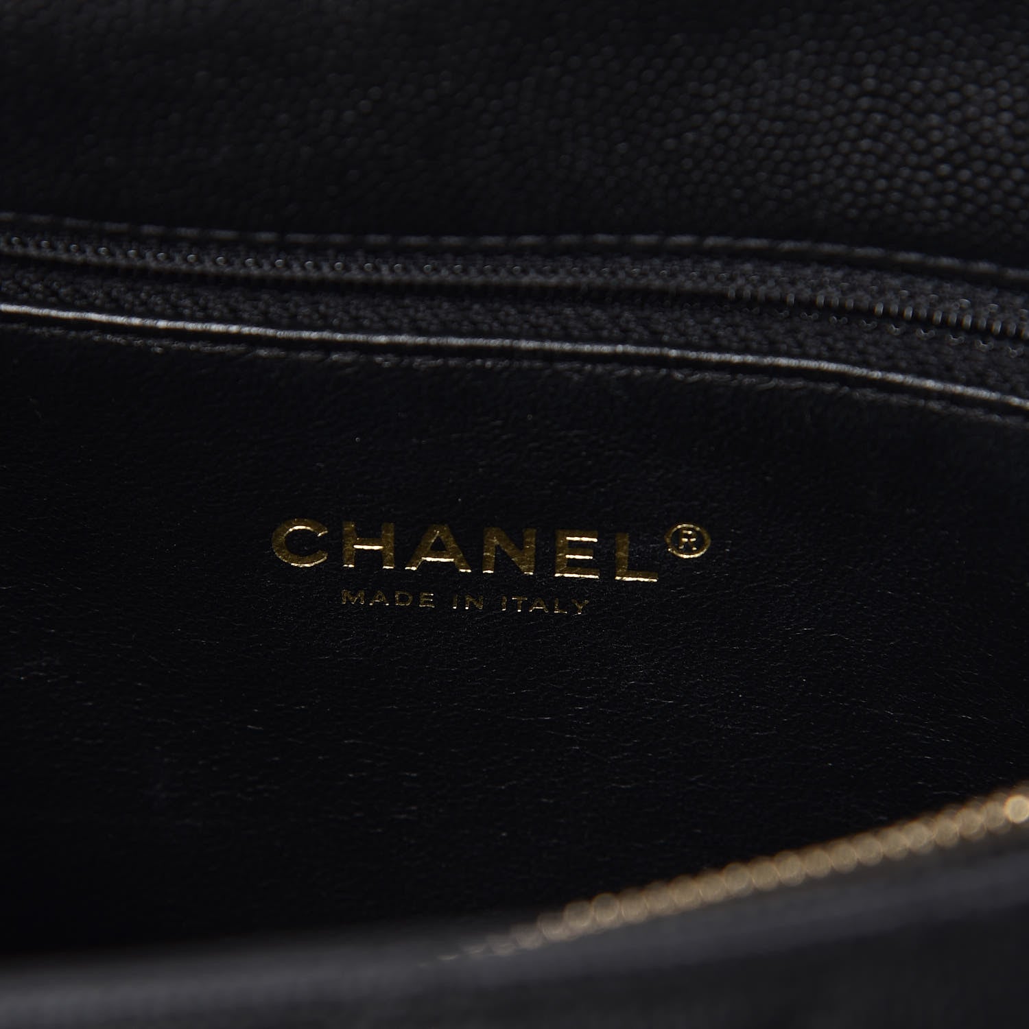 Chanel Caviar Lizard Quilted Medium Coco Handle Flap Black 6 of 9