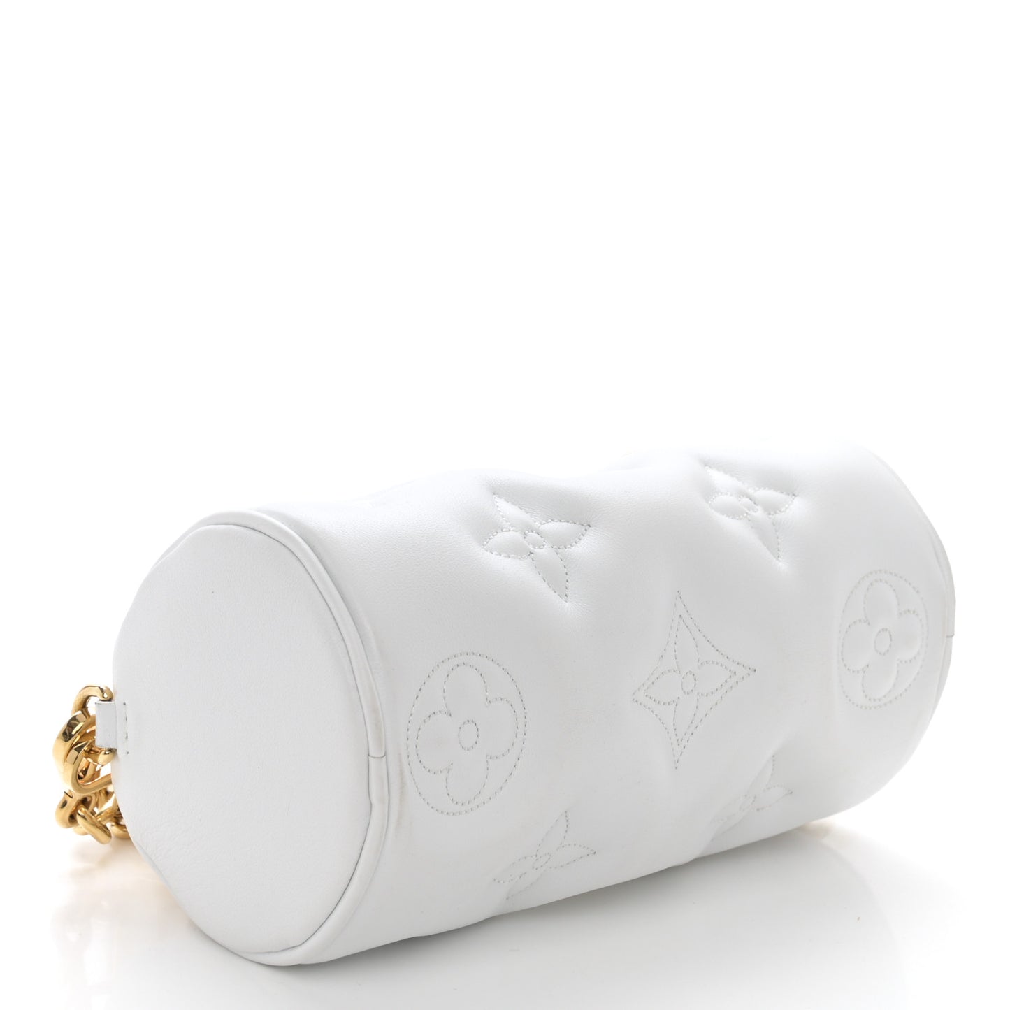 Calfskin Bubblegram Papillon BB Snow White