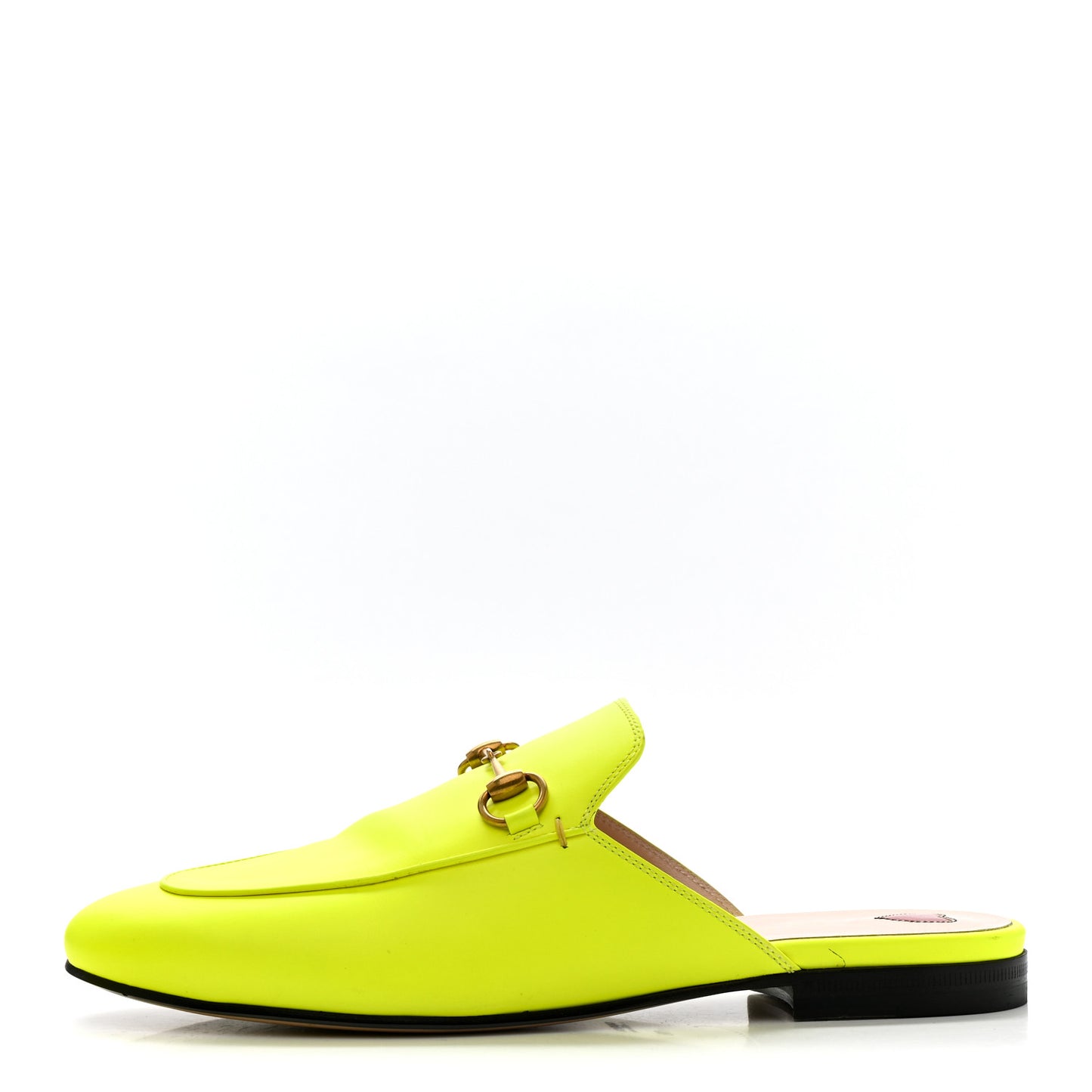Malaga Kid Womens Princetown Slippers 38 Yellow Fluo