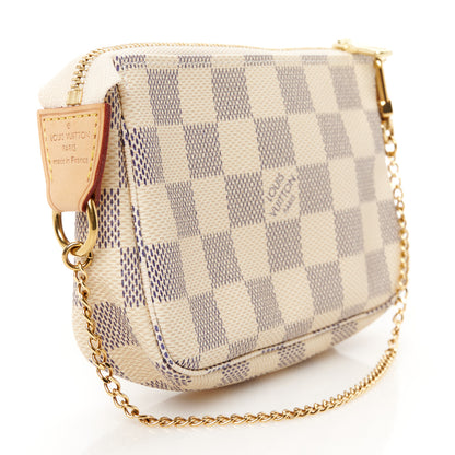 Louis Vuitton Damier Azur Mini Pochette Accessories 3 of 10