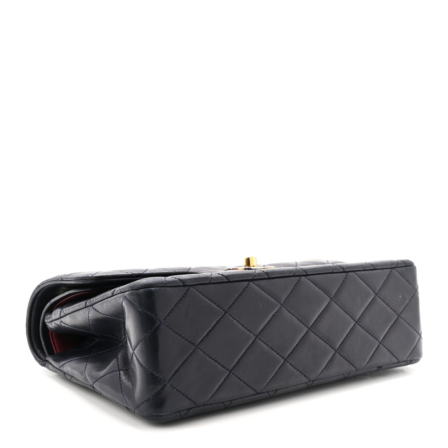 Chanel Lambskin Quilted Small Double Flap Bag Black 4 of 11