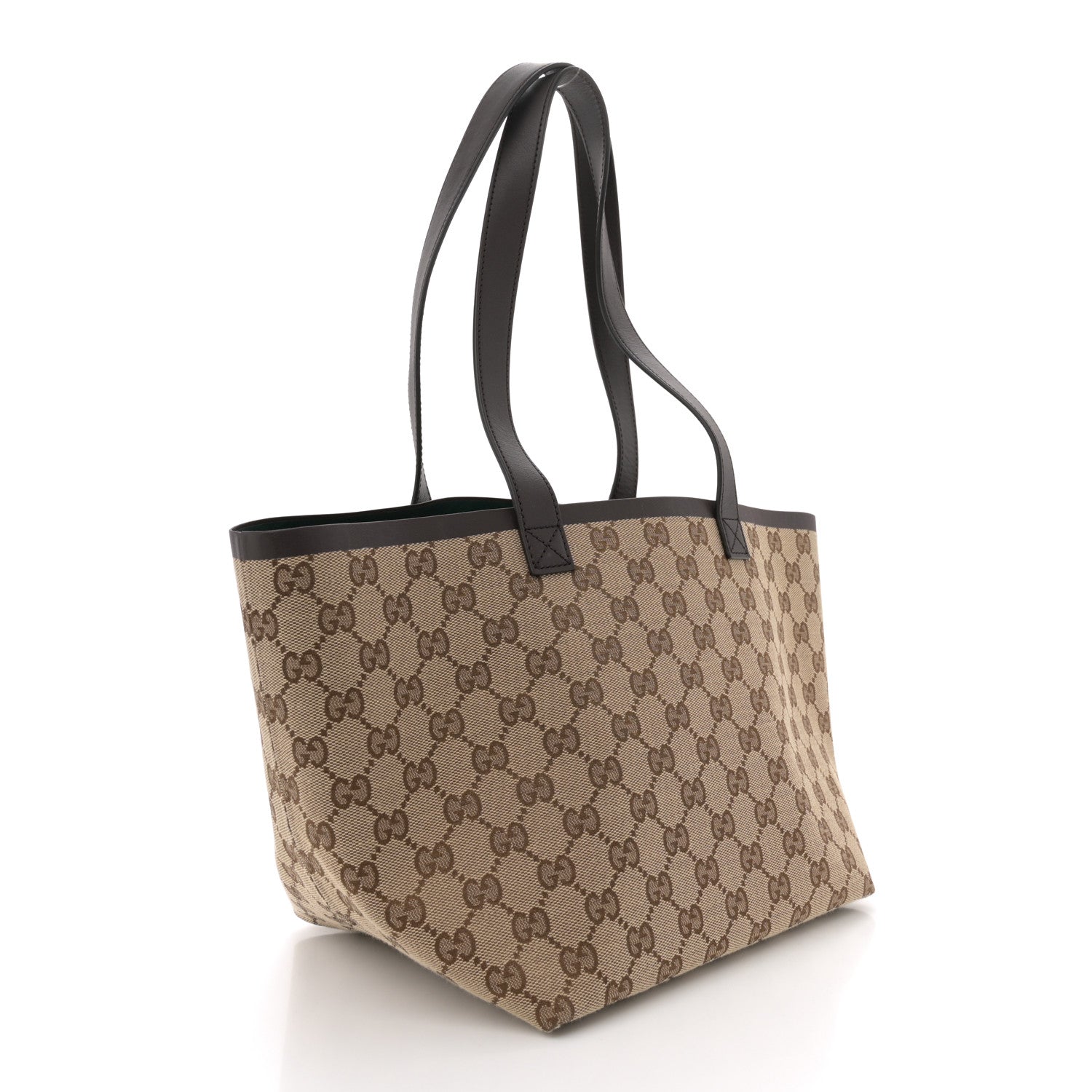 Gucci Supreme Canvas Totissima Small Tote Beige Ebony 3 of 10