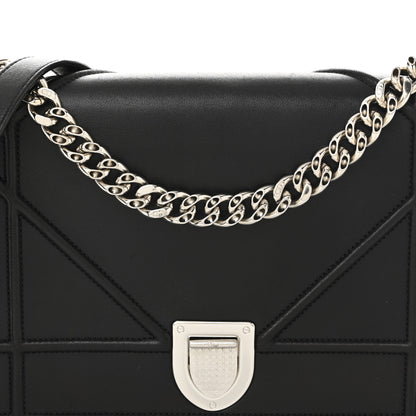 Christian Dior Lambskin Medium Diorama Flap Bag Black 8 of 13