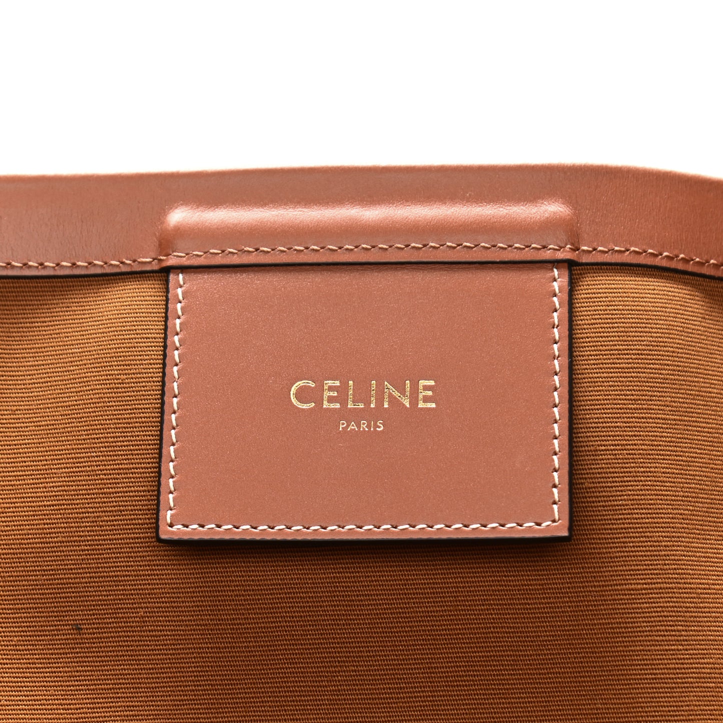 Calfskin Canvas Triomphe Large Couffin White