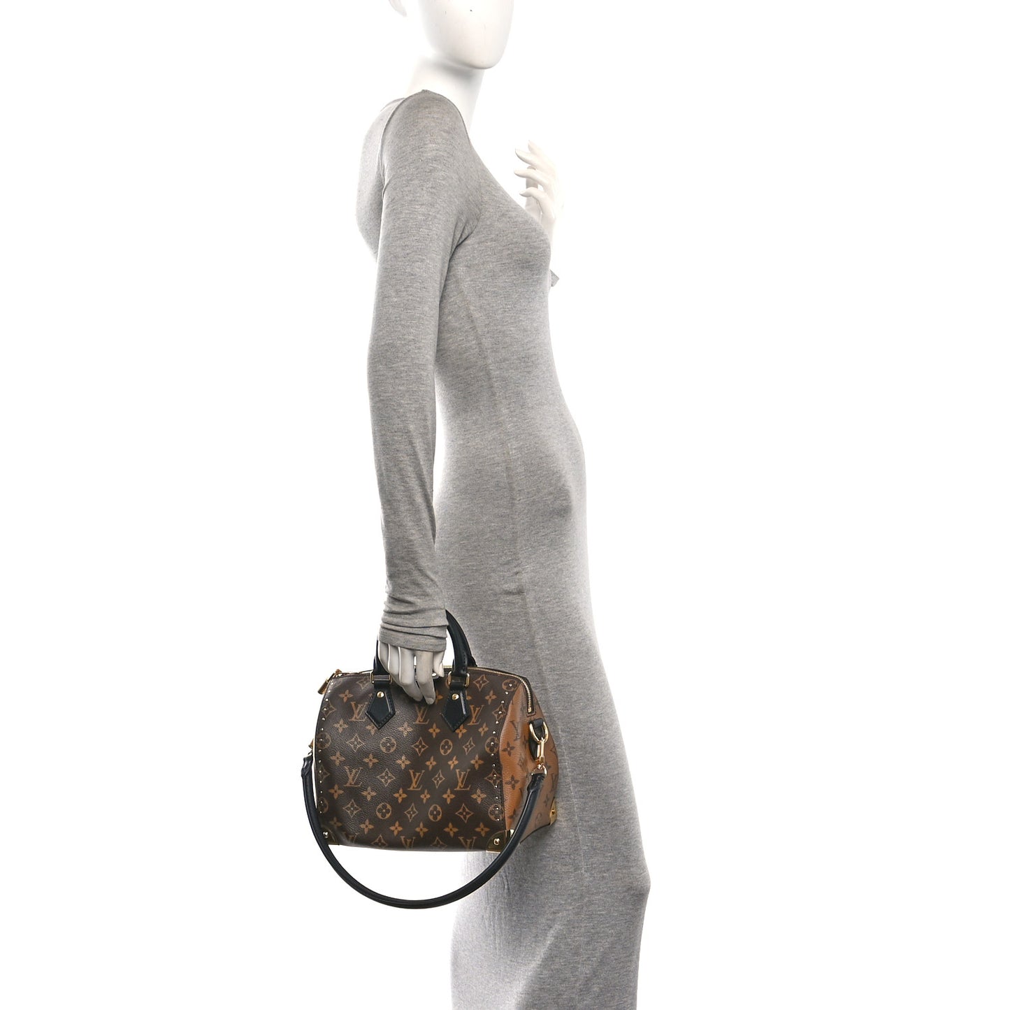Reverse Monogram Speedy Trunk 25