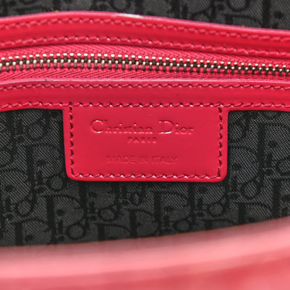 Christian Dior Patent Cannage Large Lady Dior Fuchsia 6 of 16