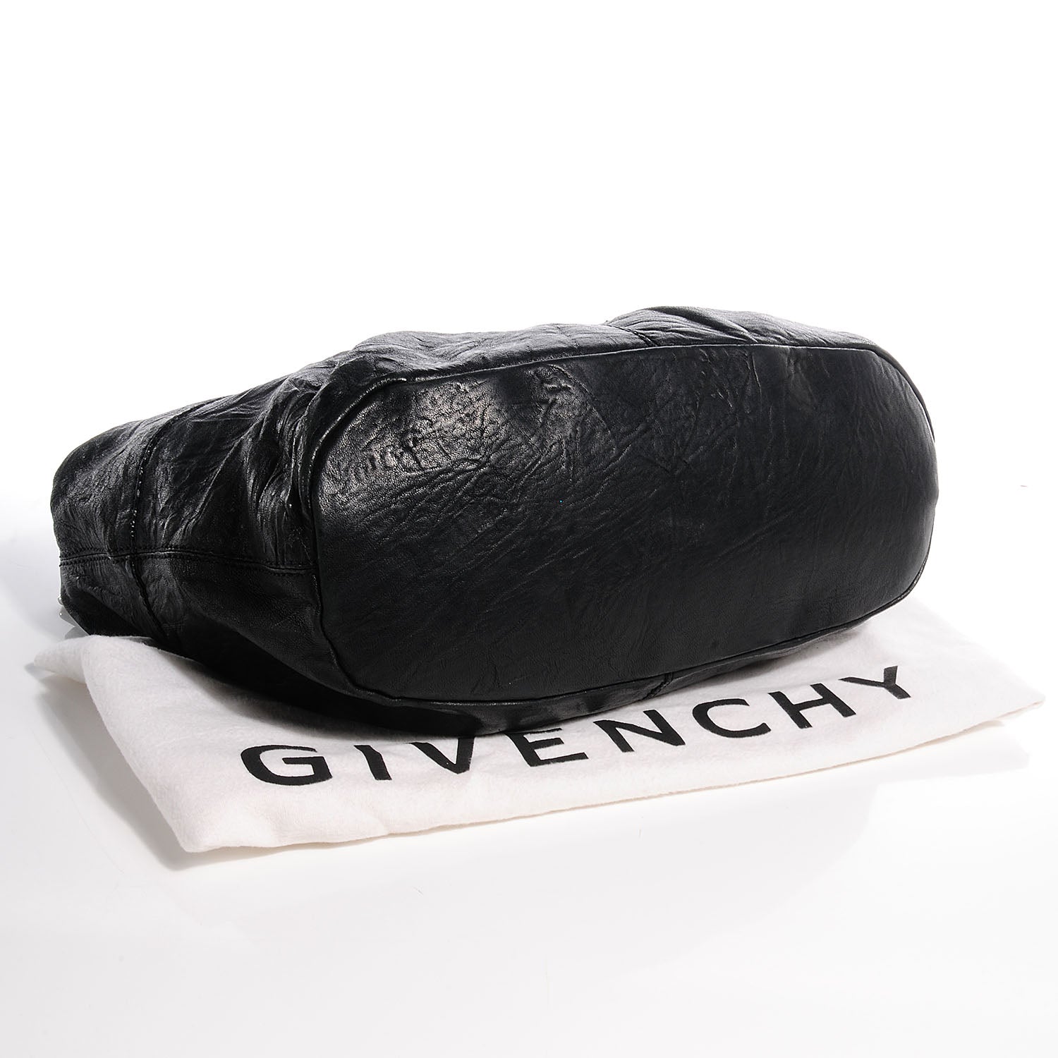 Givenchy Wrinkled Lambskin Medium Nightingale Black 6 of 12