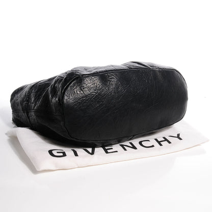Givenchy Wrinkled Lambskin Medium Nightingale Black 6 of 12