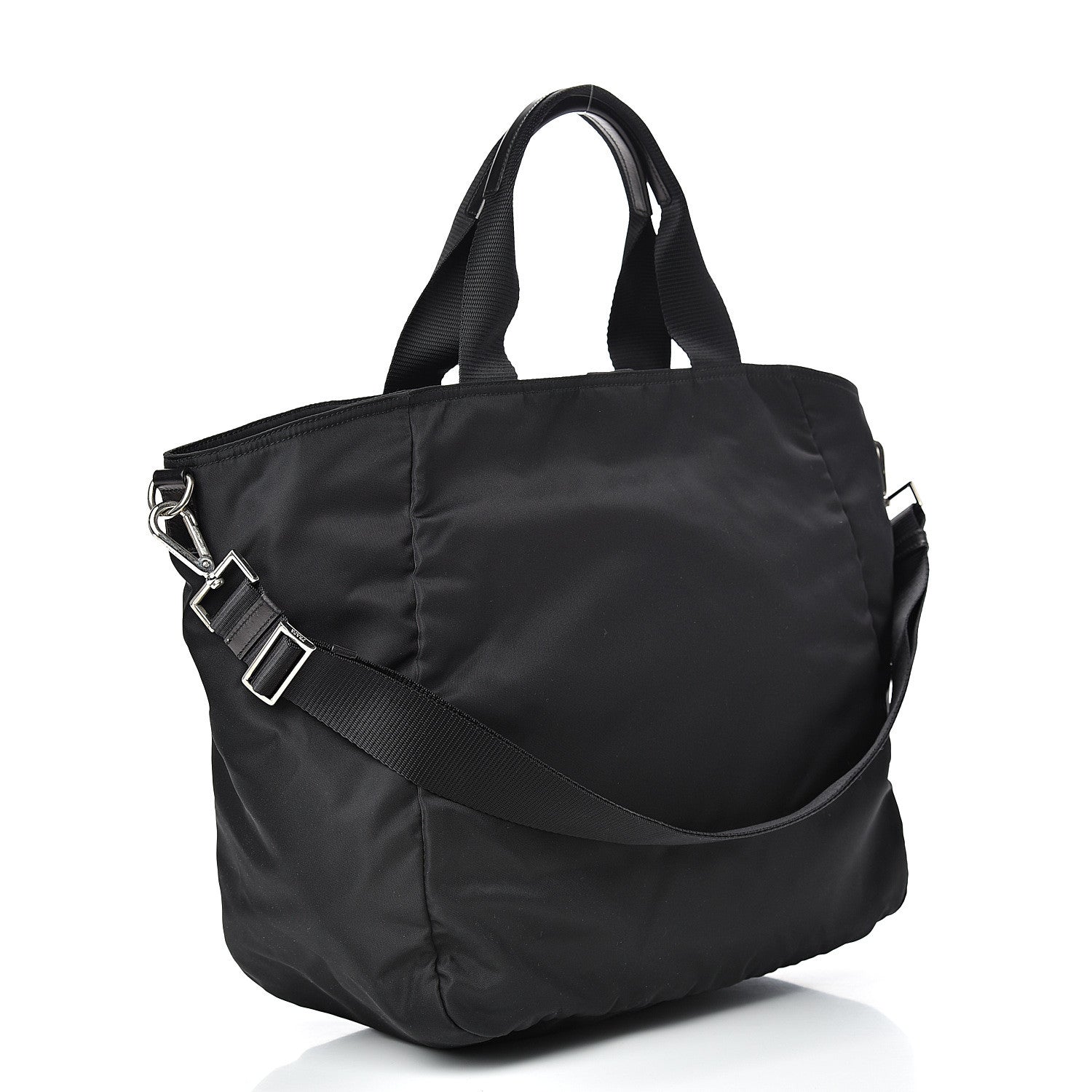 Prada Tessuto Nylon Tote Black 2 of 11