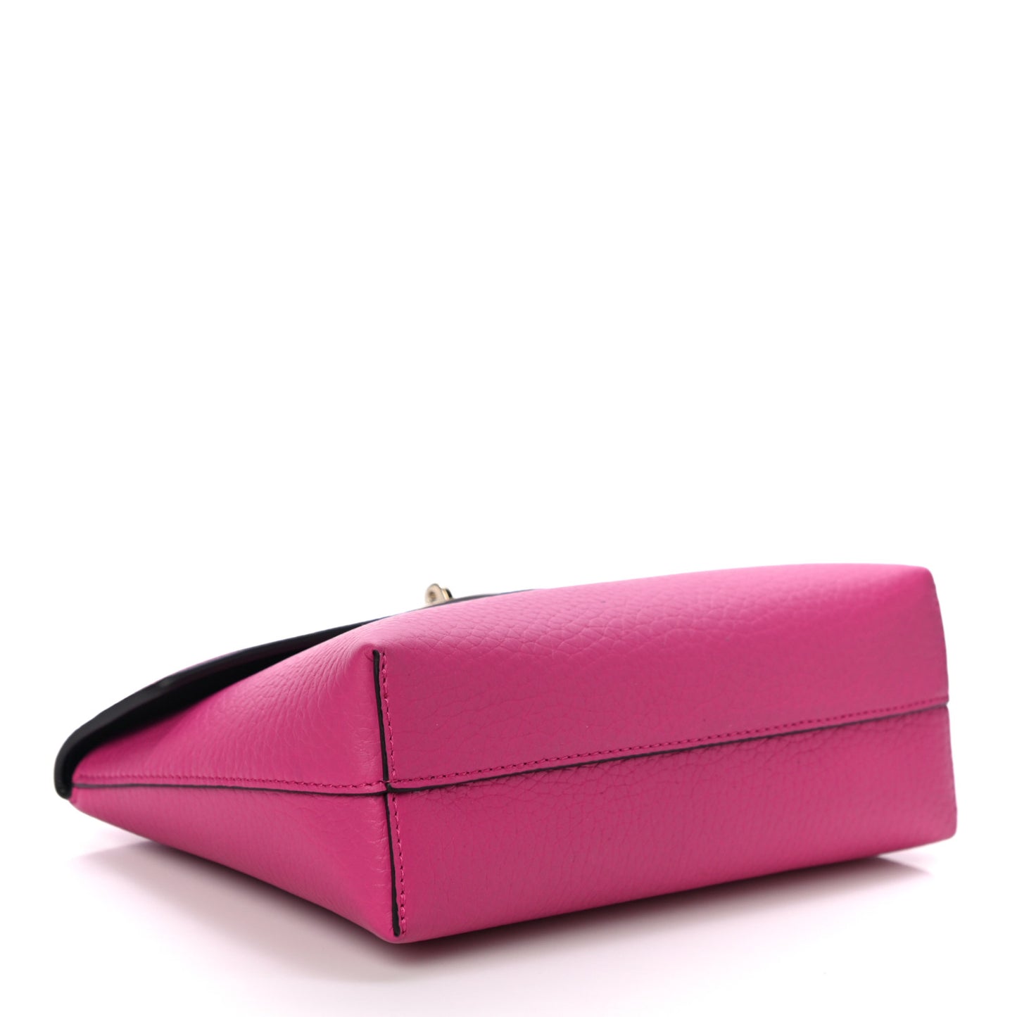 Classic Grain Calfskin Darley Cosmetic Pouch Pink