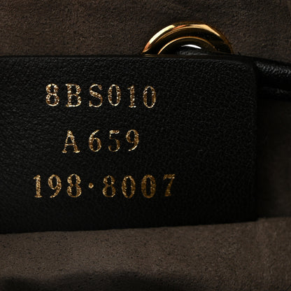 Fendi Vitello Liberty F is Fendi Bi-Color FF 1974 Embossed Mini Mon Tresor Bucket Bag Maya Black 7 of 10