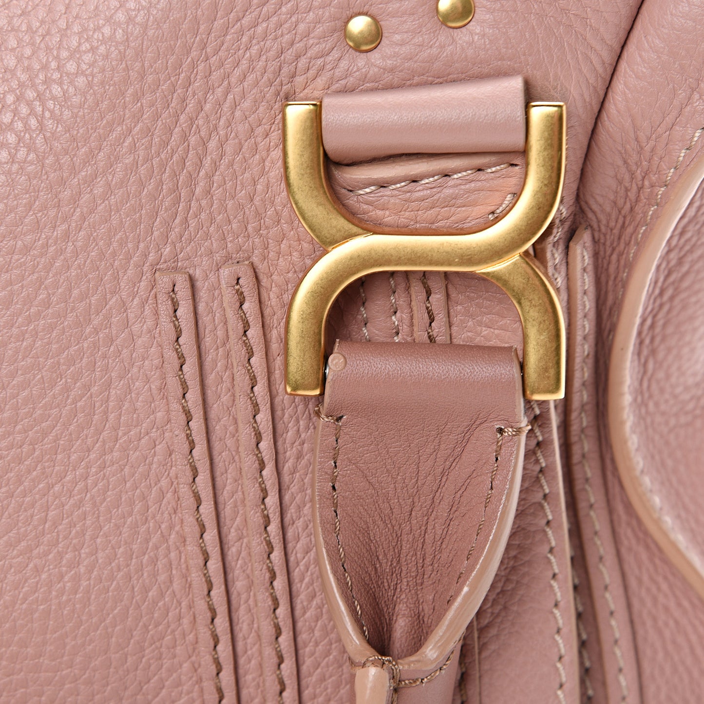 Calfskin Medium Marcie Satchel Anemone Pink
