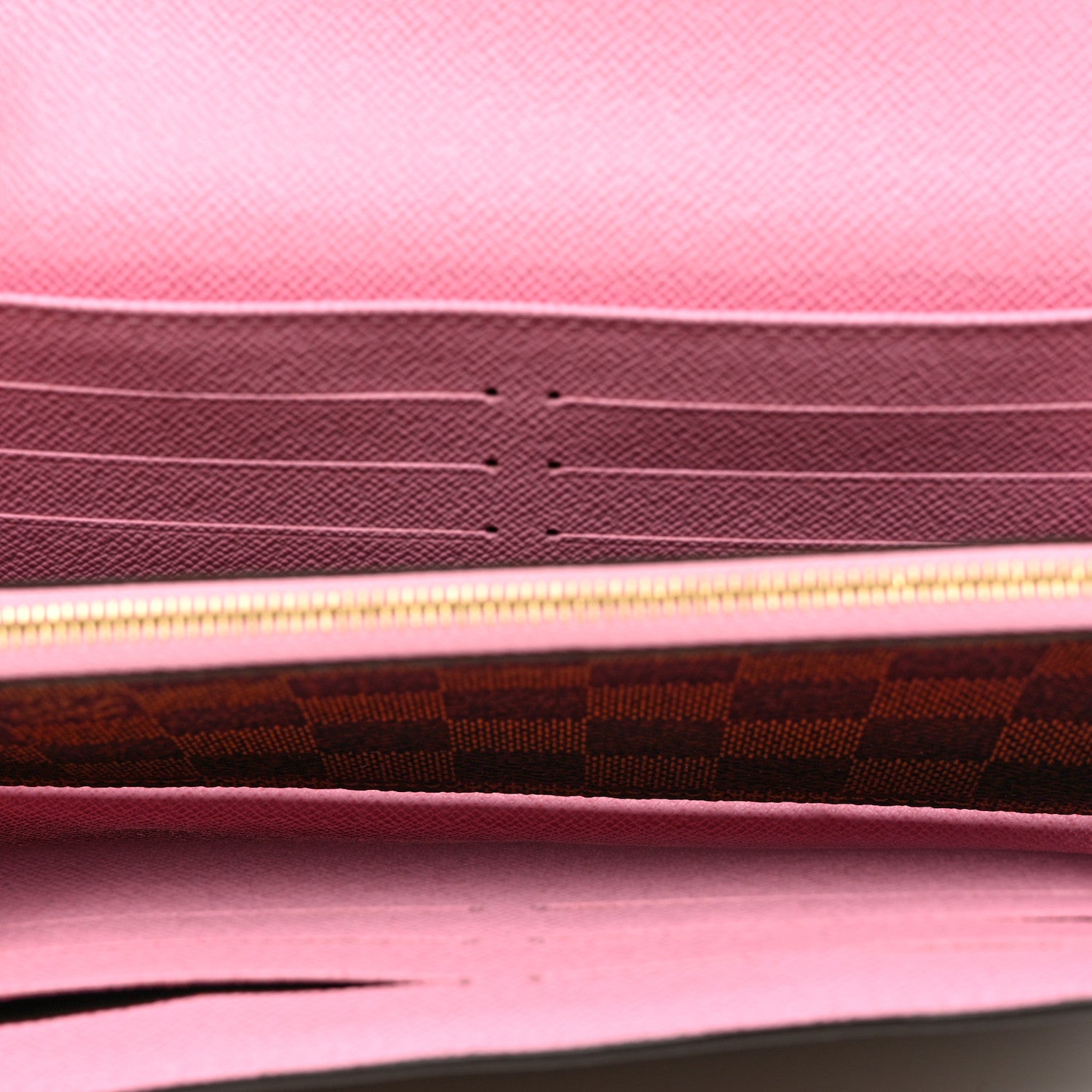 Louis Vuitton Damier Ebene 2022 Christmas Animation Paris Sarah Wallet Pink 5 of 7
